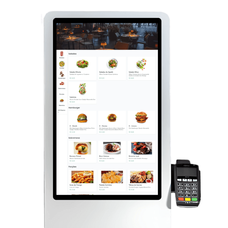 Totem de Autoatendimento Inteligente para Bares e Restaurantes